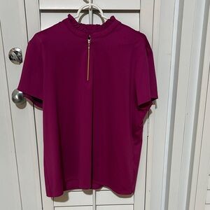 Chico's Magenta Short Sleeve Women's Top- Worn Once.